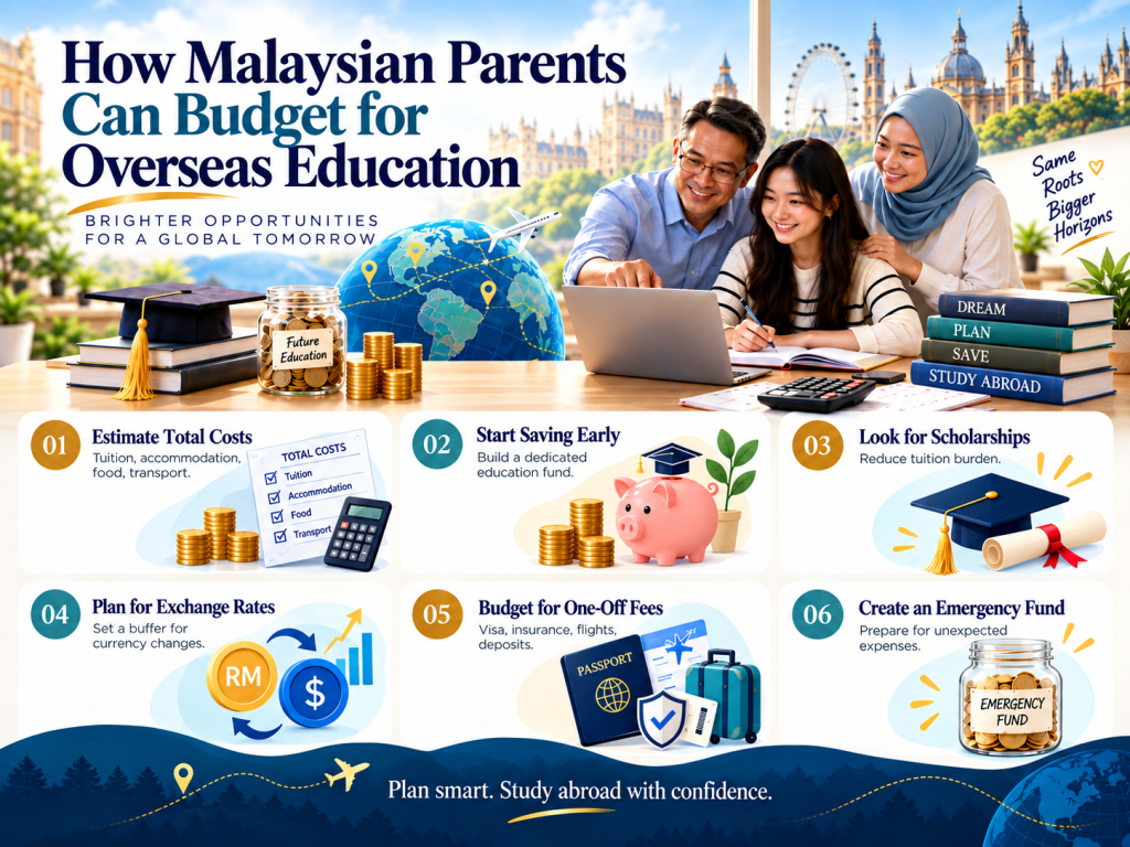 How Malaysian Parents Can Budget for Overseas Education