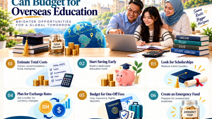 How Malaysian Parents Can Budget for Overseas Education