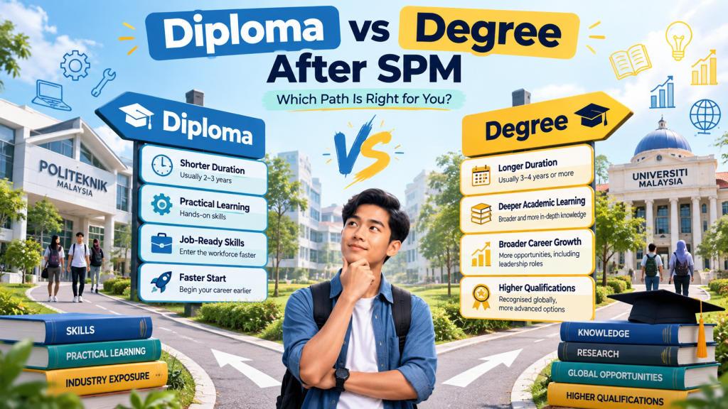 Diploma vs Degree: What’s the Right Path After SPM?